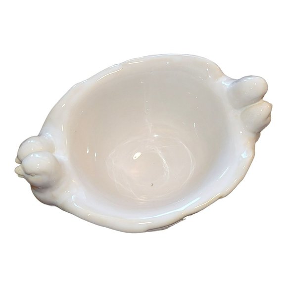 Pottery Barn Four Calling Birds Serving Bowl Twelve Days of Christmas NIB DH548 - Picture 8 of 9